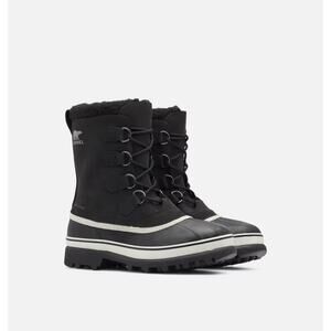 NEW Sorel Waterproof Winter Snow Boots Black Caribou Men's 12